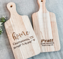Load image into Gallery viewer, Custom Home Cutting Board
