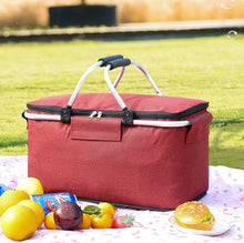 Load image into Gallery viewer, Picnic Foldable Cooler Bag
