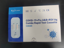 Load image into Gallery viewer, Healgen 4-in-1 Covid-19, Flu A&amp;B, and RSV Rapid Combo Test Kit - 20's
