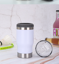 Load image into Gallery viewer, 2-in-1 Steel Beer/Can Cooler and Travel Mug
