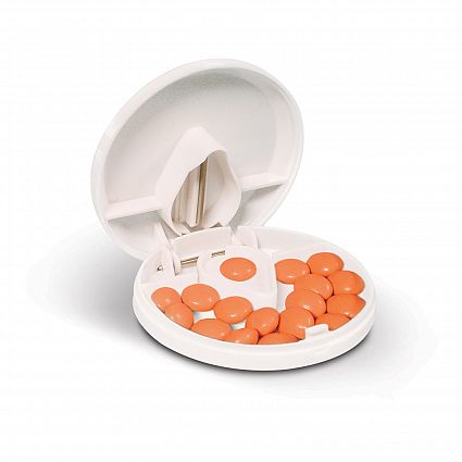 Compact Pill Box with Cutter