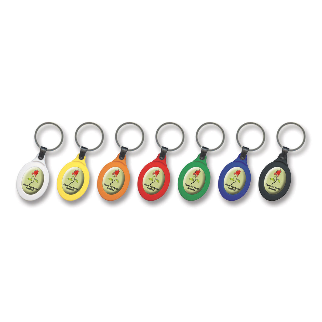 Colour Brite Key Ring (Oval)