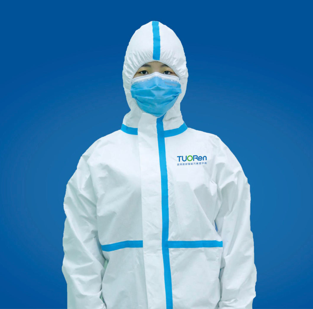 AP-G11 Medical Disposable Overall Isolation Gown