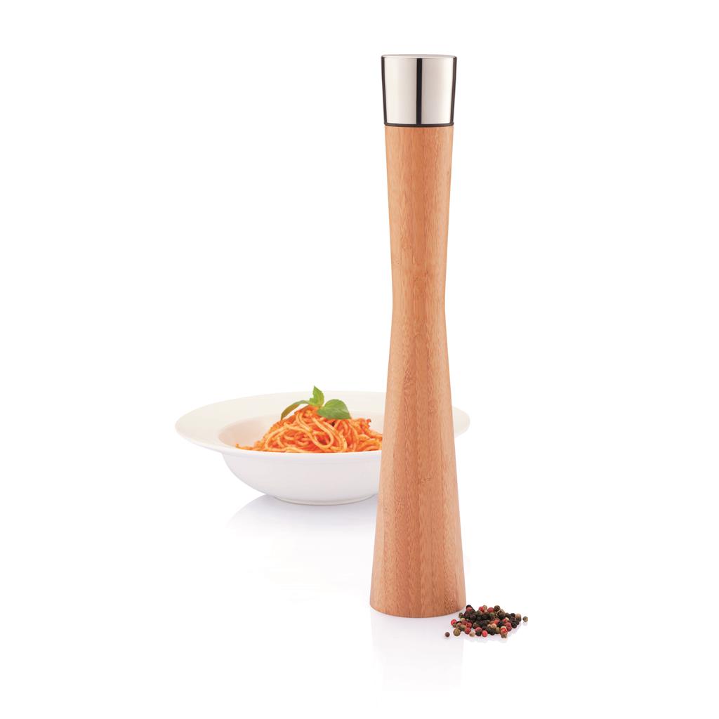 Tower pepper mill, brown
